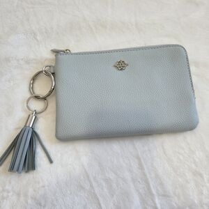 Light Blue Wristlet with Tassel